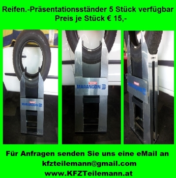 Reifen.- Präsentationsständer